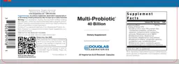 Label for Multi-Probiotic 40 Billion