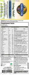 Label for Living Multi Optimal Men's Formula