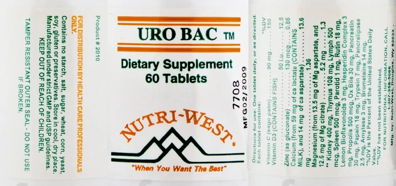 Label for Uro Bac