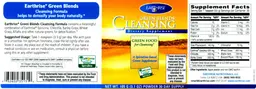 Label for Green Blends Cleansing Powder