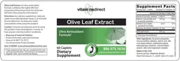 Label for Olive Leaf Extract