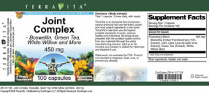 Label for Joint Complex 450 mg