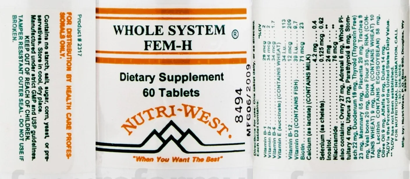Label for Whole System Fem-H