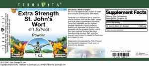 Extra Strength St.John's Wort 4:1 Extrac