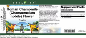 Roman Chamomile (Chamaemelum nobile) Flo
