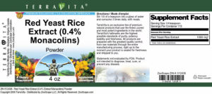 Red Yeast Rice Extract (0.4% Monacolins)