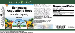 Echinacea Angustifolia Root (Certified O