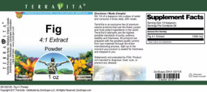 Label for Fig 4:1 Extract Powder