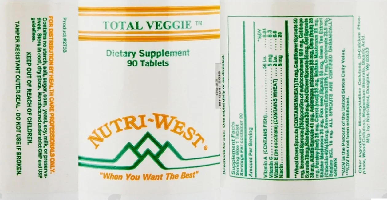 Label for Total Veggie
