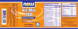 Label for Vit-Min 100