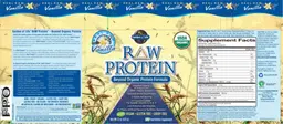 Label for RAW Protein Vanilla