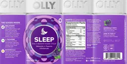 Label for Sleep Blackberry Zen