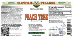 Label for Peach Tree Non-Alcohol