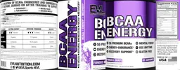 Label for BCAA Energy Furious Grape