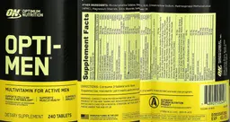 Label for Opti-Men