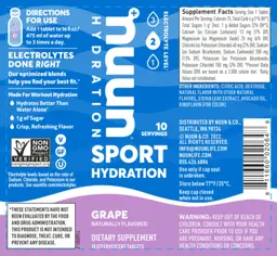 Label for Sport Grape