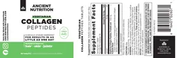 Label for Vegetarian Collagen Peptides