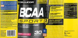 Label for BCAA Sport Cherry Limeade
