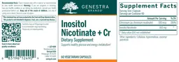 Label for Inositol Nicotinate + Cr