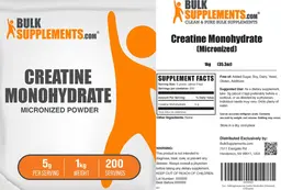 Label for Creatine Monohydrate