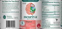 Label for Original Gummies Strawberry