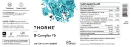 Label for B-Complex #6