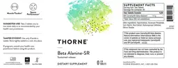 Label for Beta Alanine-SR