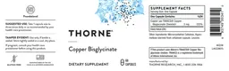 Label for Copper Bisglycinate
