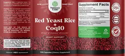 Label for Red Yeast Rice + Coq10