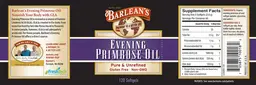 Label for Evening Primrose Oil