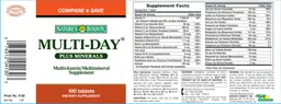 Label for Multi-Day Plus Minerals