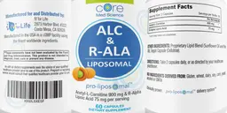 Label for ALC & R-ALA Liposomal