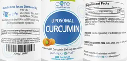 Label for Liposomal Curcumin