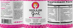Label for Regular Girl Multivitamin