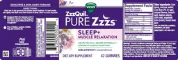 Label for Pure Zzzs Sleep + Muscle Relaxation