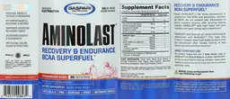 Label for AminoLast Strawberry Kiwi