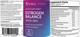Label for Estrogen Balance with DIM