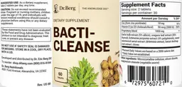 Label for Bacti-Cleanse