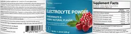 Label for Electrolyte Powder Pomegranate & Cherry Natural Flavor