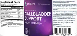 Label for Gallbladder Support Vegan Formula