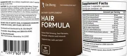 Label for Hair Formula