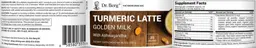 Label for Turmeric Latte