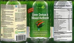 Label for Liver Detox & Blood Refresh