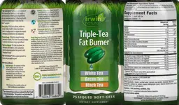 Label for Triple-Tea Fat Burner