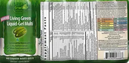 Label for Women's Living Green Liquid-Gel Multi