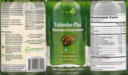 Label for Yohimbe-Plus Maximum Enhancement