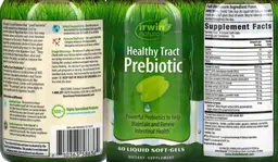 Label for Healthy Tract Prebiotic