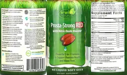 Label for Prosta-Strong RED