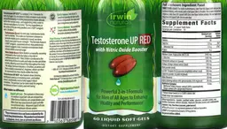 Label for Testosterone UP RED