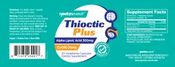 Label for Thioctic Plus